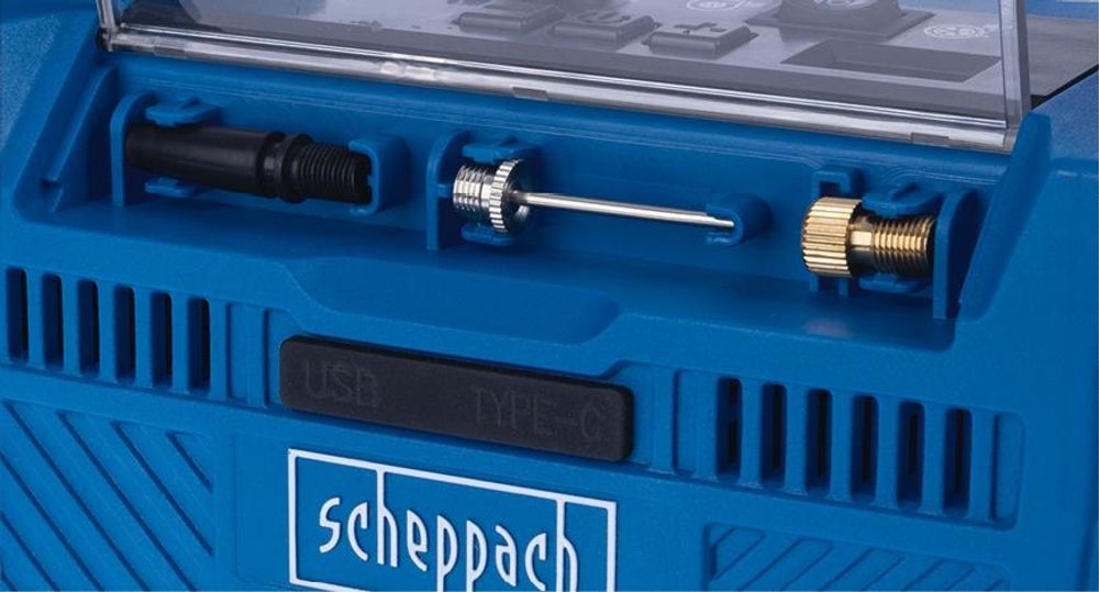 Das Bild zeigt den Kompressor in einer Detailaufnahme.