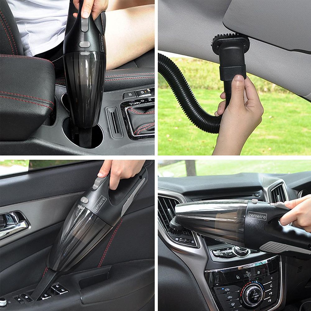 Mini Odkurzacz Ręczny Samochodowy Bezprzewodowy Mocny Akumulatorowy USB-C A4