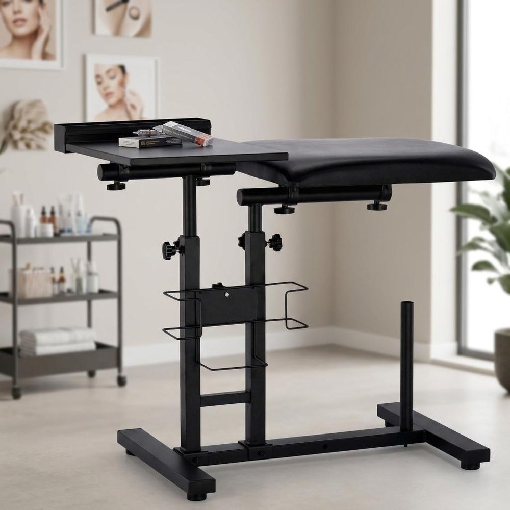 Repose-bras de tatouage avec base noir - Accoudoir pour salon d'esthétique, beauté et SPA