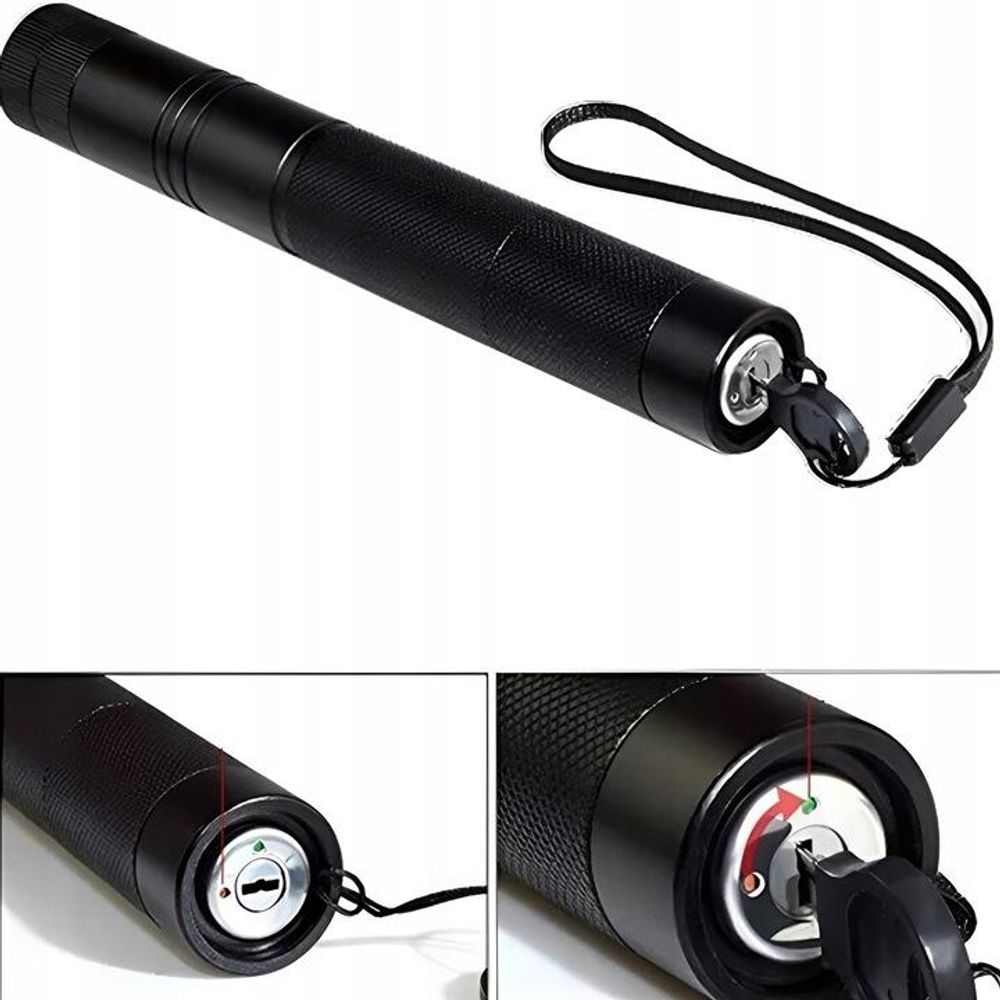 Laserpointer Mit Grünem Led-Licht, Stark, Grosse Reichweite + Verpackung