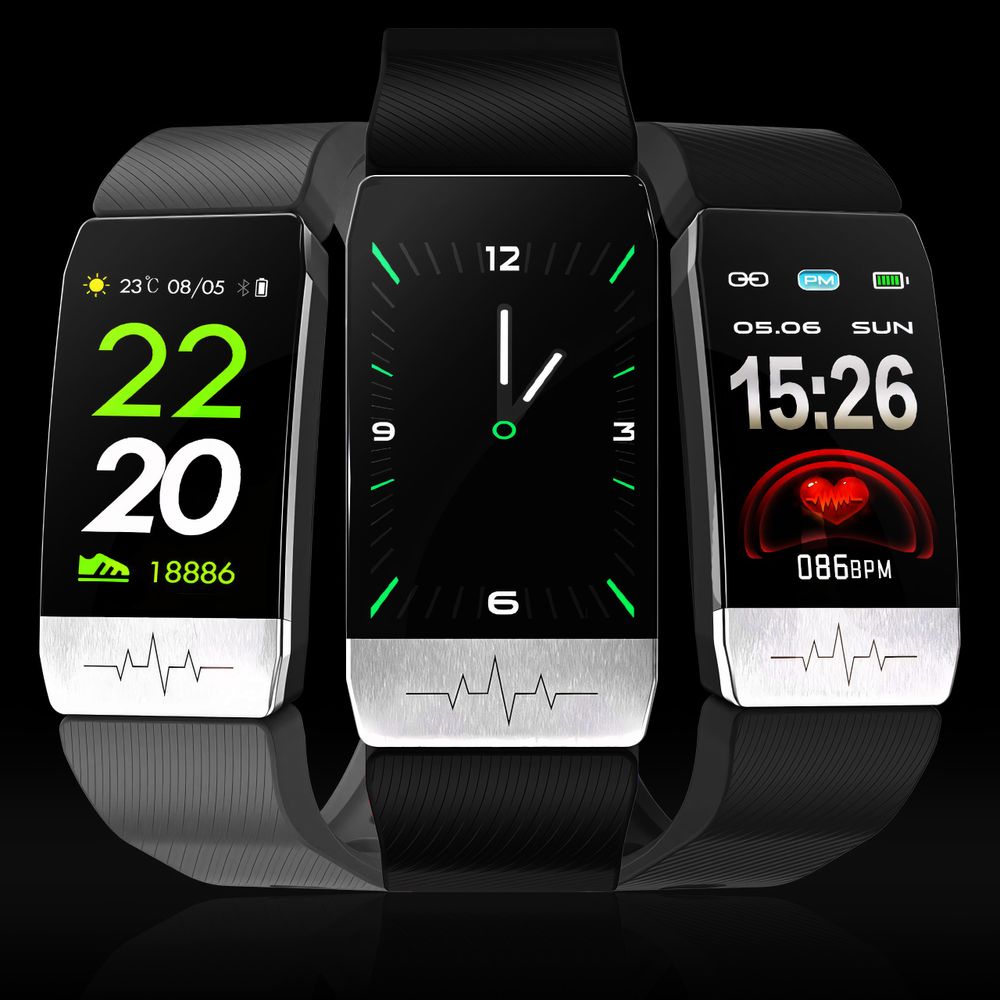 Smartwatch Bluetooth Touchscreen Armbanduhr Blutdruckmessung Smartband Wasserdicht Fitness Armband Pulsmesser Uhr Android IOS Damen Herren Retoo