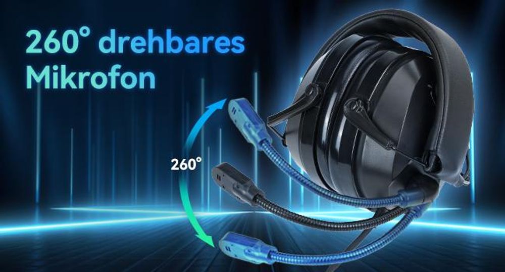 Retevis EHK012 Walkie Talkie Headset mit Geräuschunterdrückung, Kenwood 2-Pin Kopfhörer, 24 dB,Volume Adjustment, Kompatibel mit RT24 RT27 BaofengUV5R