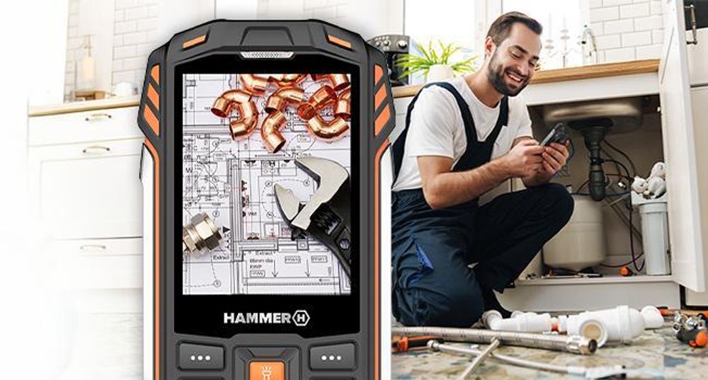 Hammer Power Plus 2G – Wasserdichte, Robuste Und Geschützte Mobiltelefon