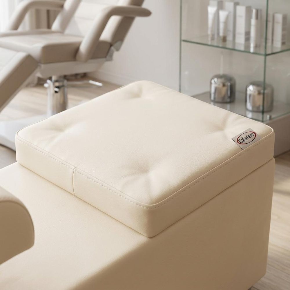 Podnóżek kosmetyczny wolnostojący do pedicure pufa do salony kosmetycznego