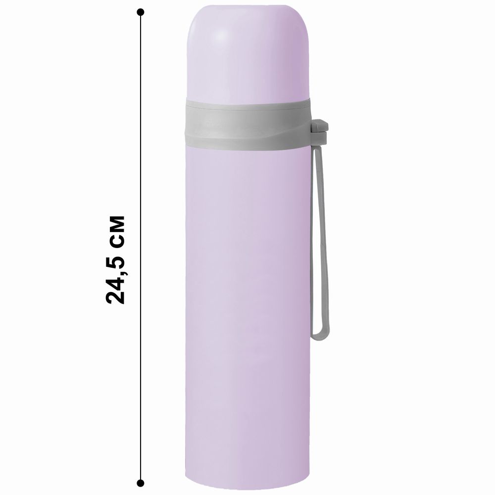 Thermosflasche Thermoskanne Isolierkanne Isolierflasche Kaffeekanne Kaffee Teekanne Tee 0.5L Liter Thermo Kanne Getränkespender Edelstahl Lachs Retoo
