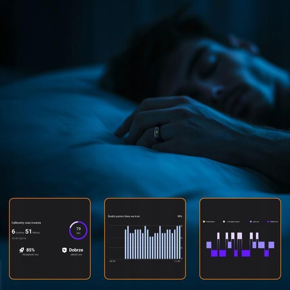 Forever Smartring Astral SR-100 Schwarz Größe 13