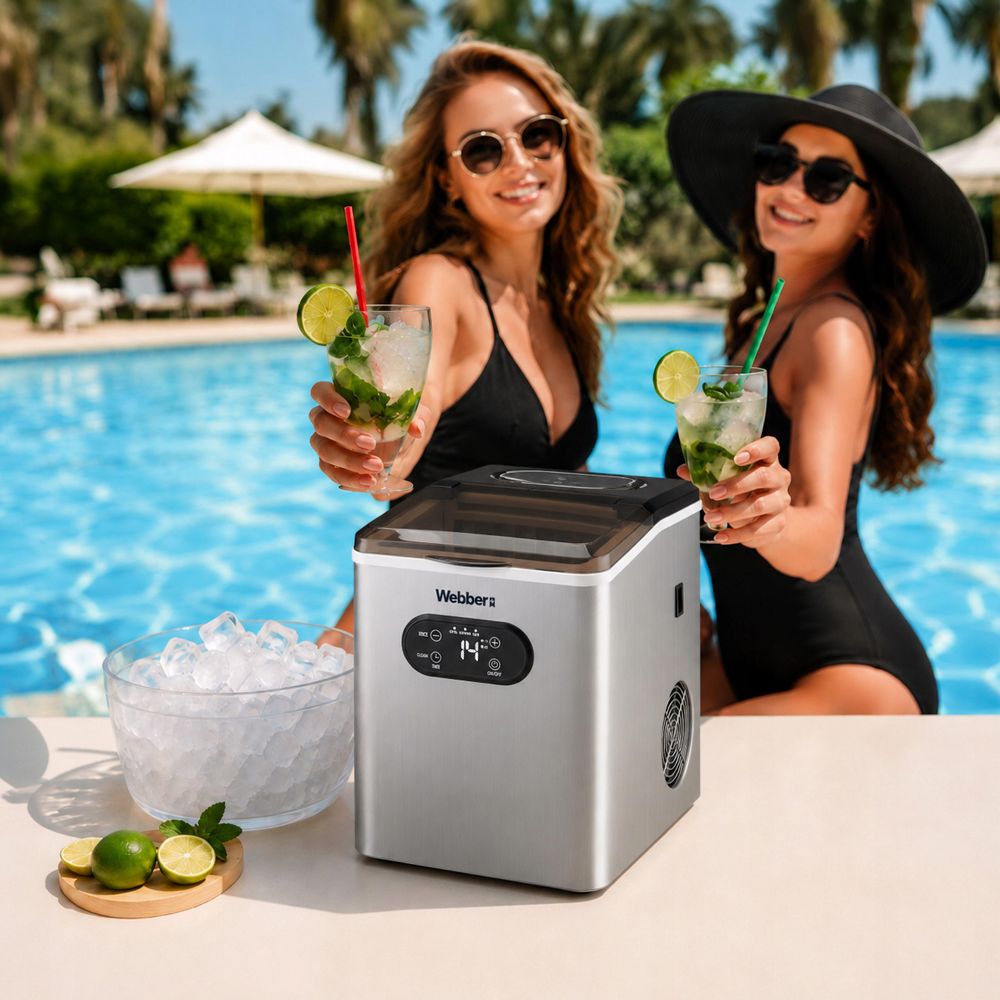WEBBER FRIO Eiswürfelbereiter für Küche Büro und Hausbar