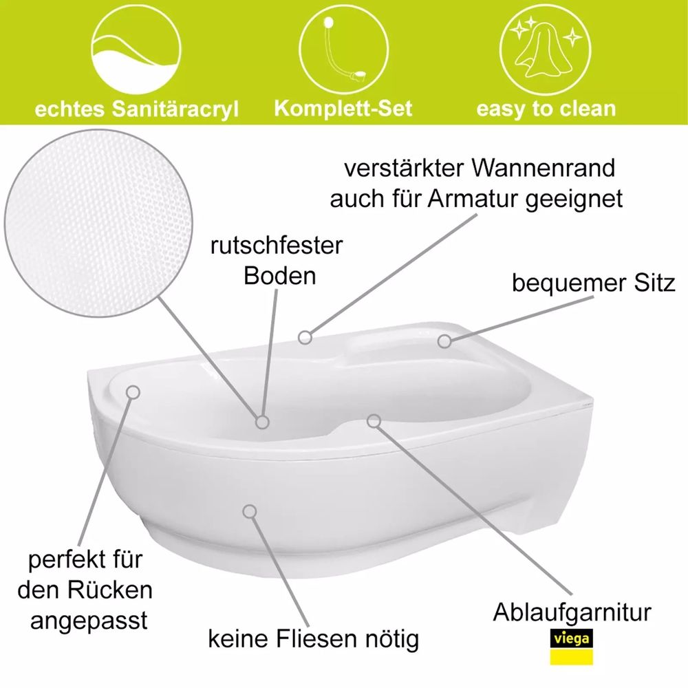 Badewanne Selma