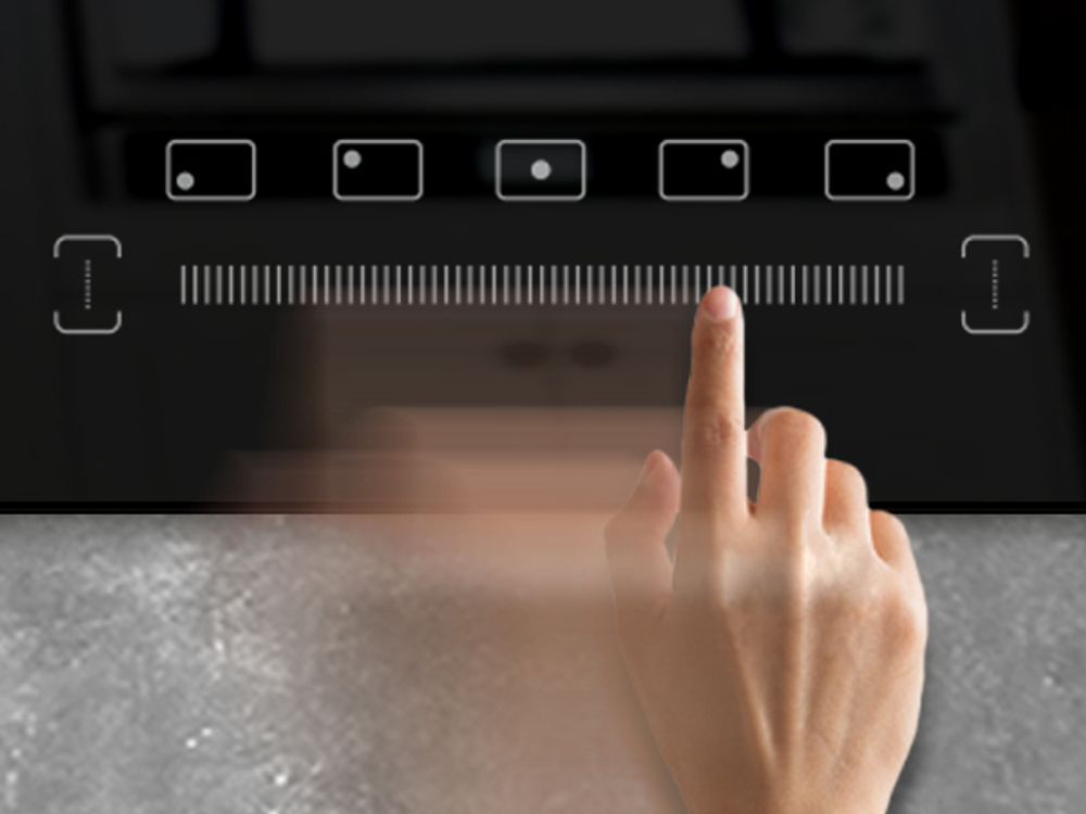 TouchSelect-Steuerung des autarken Induktionskochfeldes IH87705FZ