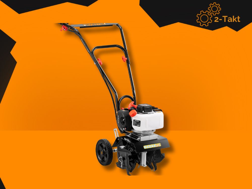 FUXTEC Ackerfräse FX-AF152 -  2 Takt Motor |23 cm Breite | 51,6 ccm |Frästiefe 70mm |14kg