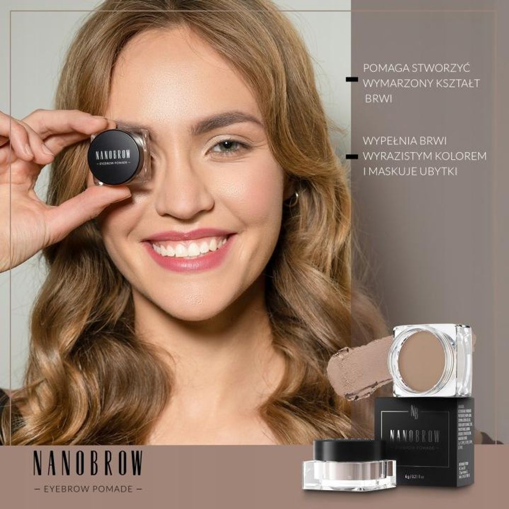 Nanobrow Eyebrow Pomade pomada do brwi Light Brown 6 g