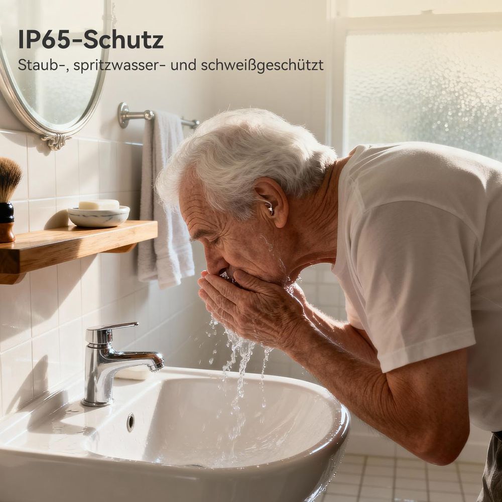 Retekess TE202 Hörhilfen, Wiederaufladbarer Digitaler Audioverstärker, 4-Fache Geräuschunterdrückung, HiFi-Audio mit 32 Kanälenm,für senioren Familien