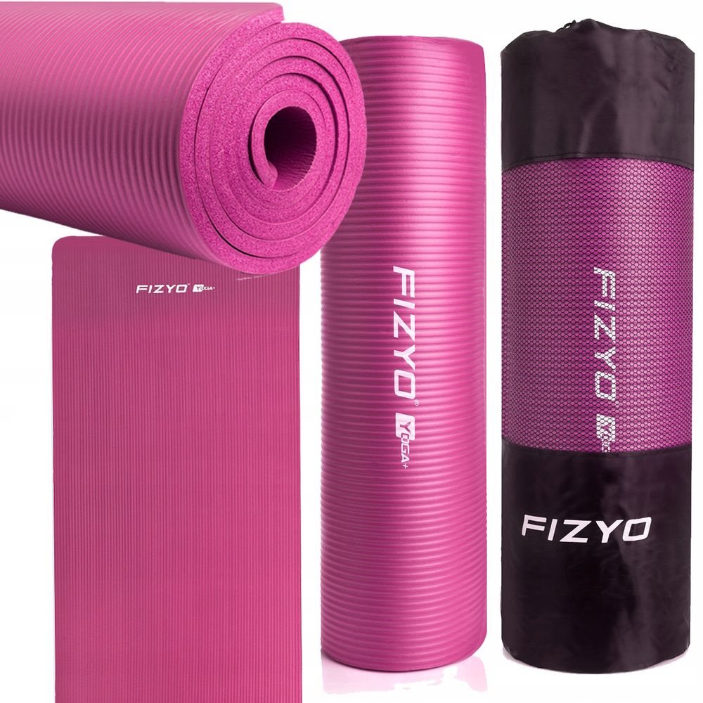 Produktbild der FIZYO NBR-Schaumstoff-Gymnastikmatte auf weißem Hintergrund