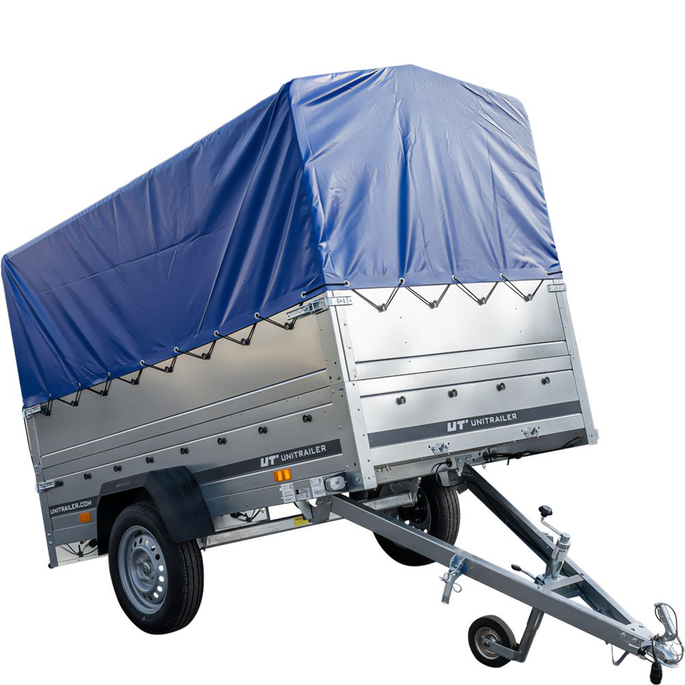 Führerschein B Anhänger GARDEN TRAILER 230 KIPP mit Stützrad, zusätzlichen Bordwänden, Hochplane und Hochspriegel H800