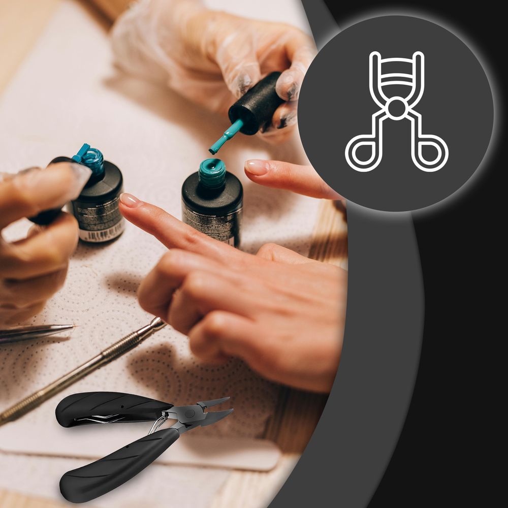 Maniküre Set mit Etui Nagelset Nagelpflege Schere Pinzette Feile Seitenschneider Rändel Schermaschine Nagelknipser Pediküre Kit 8-tlg Edelstahl Retoo