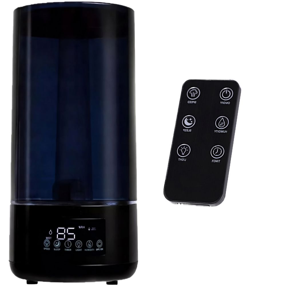Luftbefeuchter Diffuser 4.5 l Aroma Air Humidifier Ultraschall Raumbefeuchter Elektrisch Duftlampe Aromatherapie Öle Diffusor Büro Yoga Schwarz Retoo