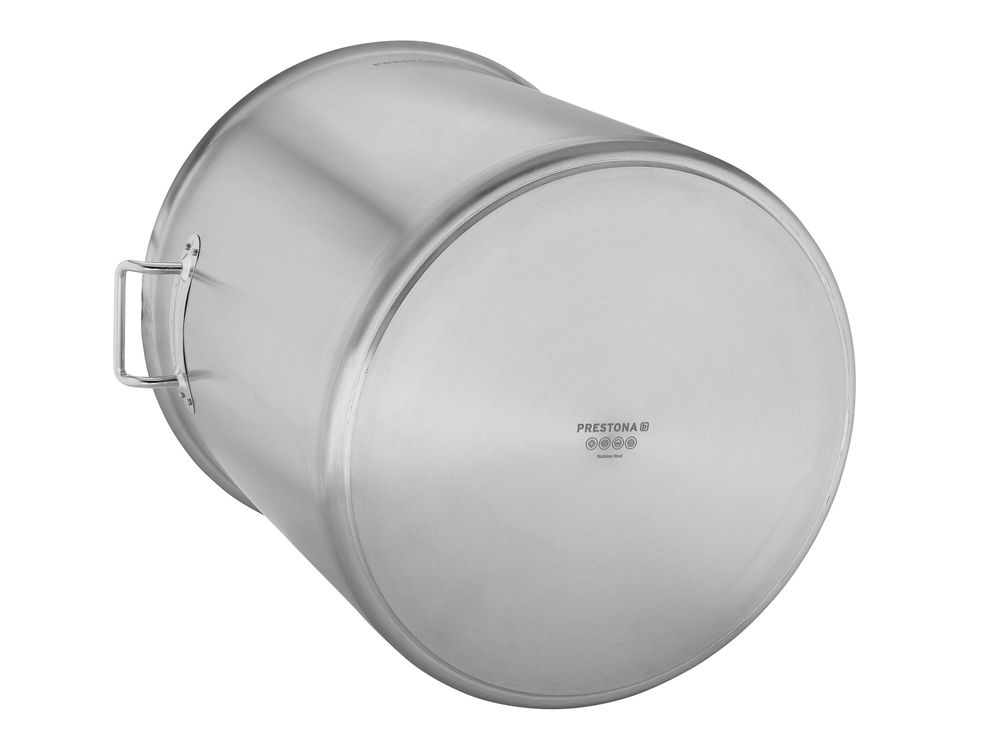 TECHNICA Hoher Topf 71L | 45 cm | Edelstahldeckel | Edelstahl Induktion Kochtopf