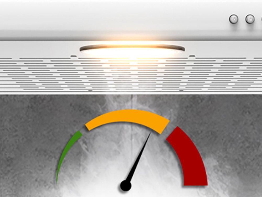 3 Leistungsstufen der Unterbau-Dunstabzugshaube UBH600W