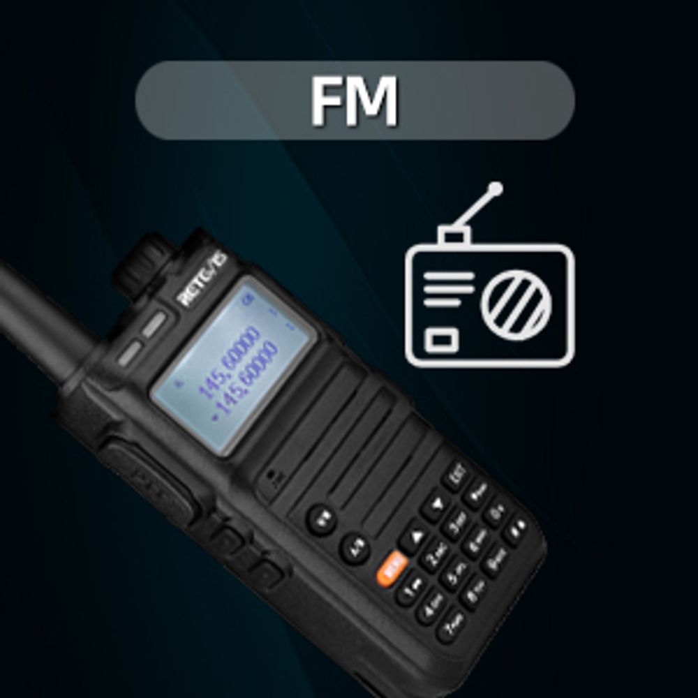 Retevis RA685 Amateurfunkgerät, Dual Band Funkgeräte mit 1800 mAh Batterie, Langstrecken Walkie Talkie für Erwachsene mit 128 Kanälen USB Ladegerät 2X