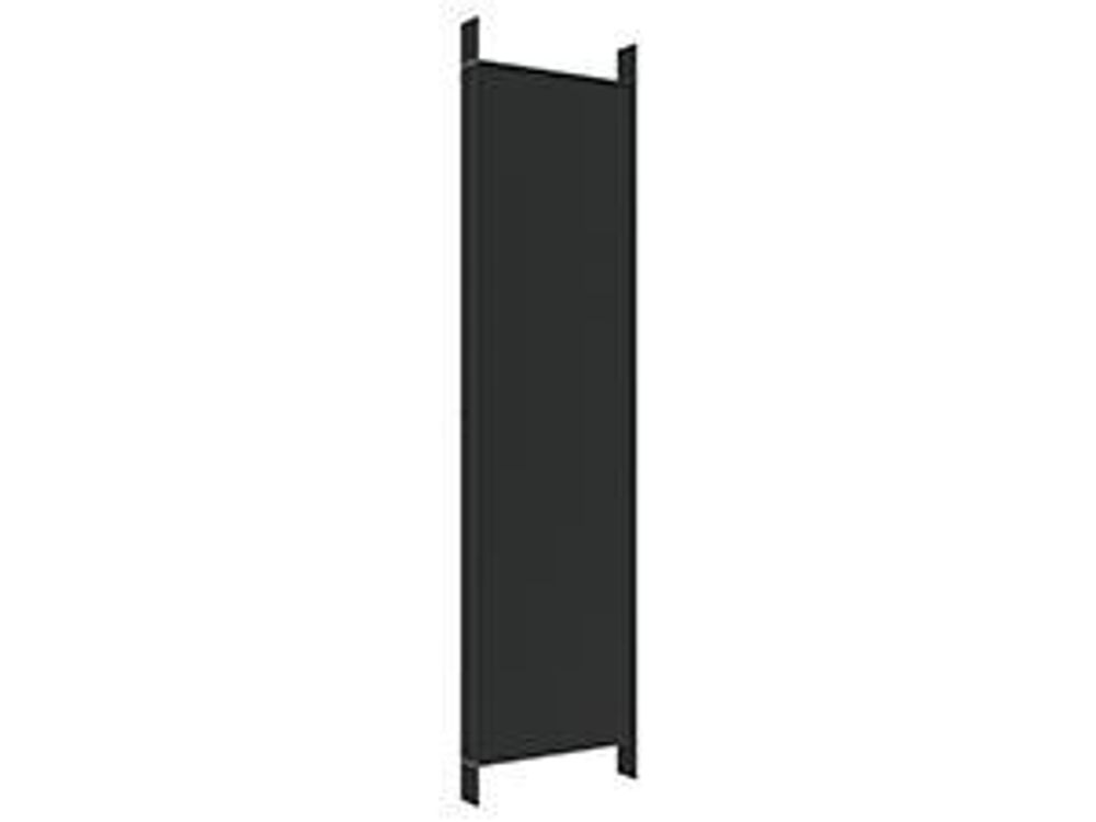 vidaXL 6-tlg. Paravent Schwarz 300x200 cm Stoff
