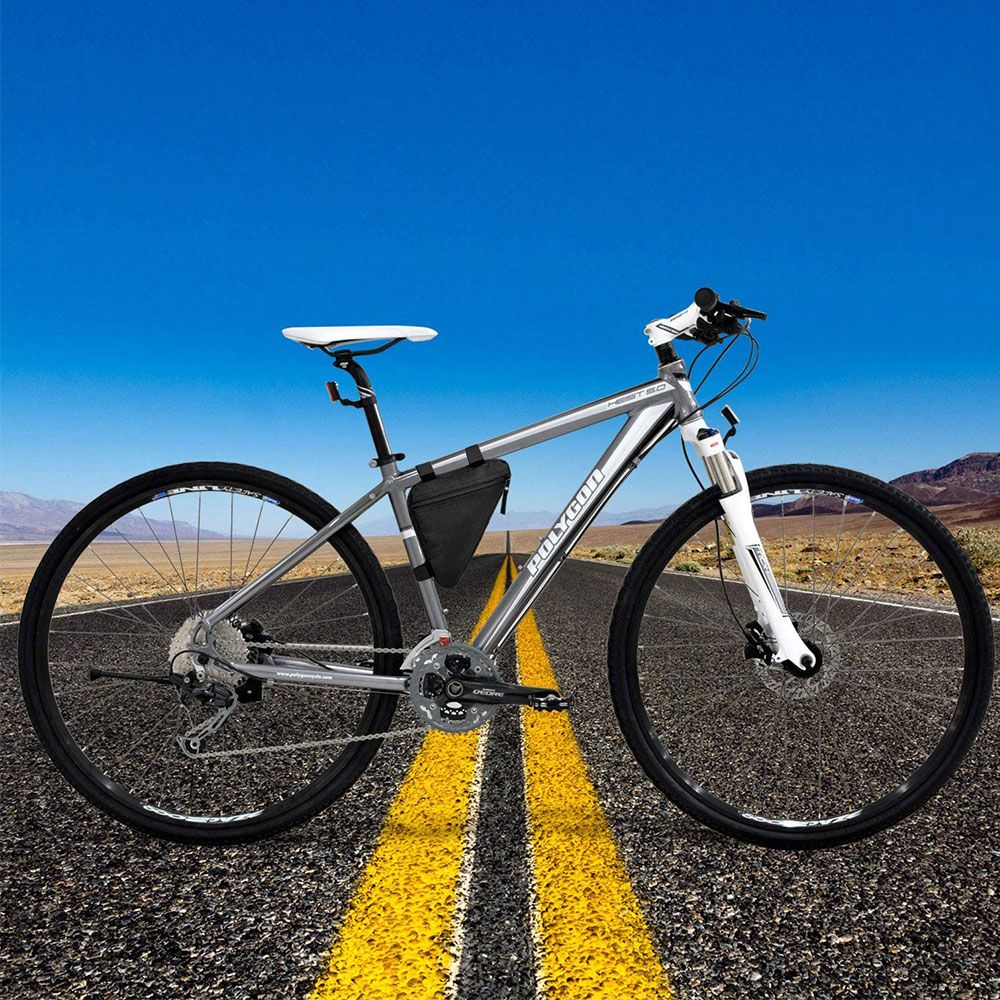 Fahrrad Rahmentasche Fahrradtasche  Fahrradlenkertasche Netztasche Radtasche Fronttasche Lenkerkorb Handyhalterung Lenker Tasche Gepäckträgertasche 2L Retoo