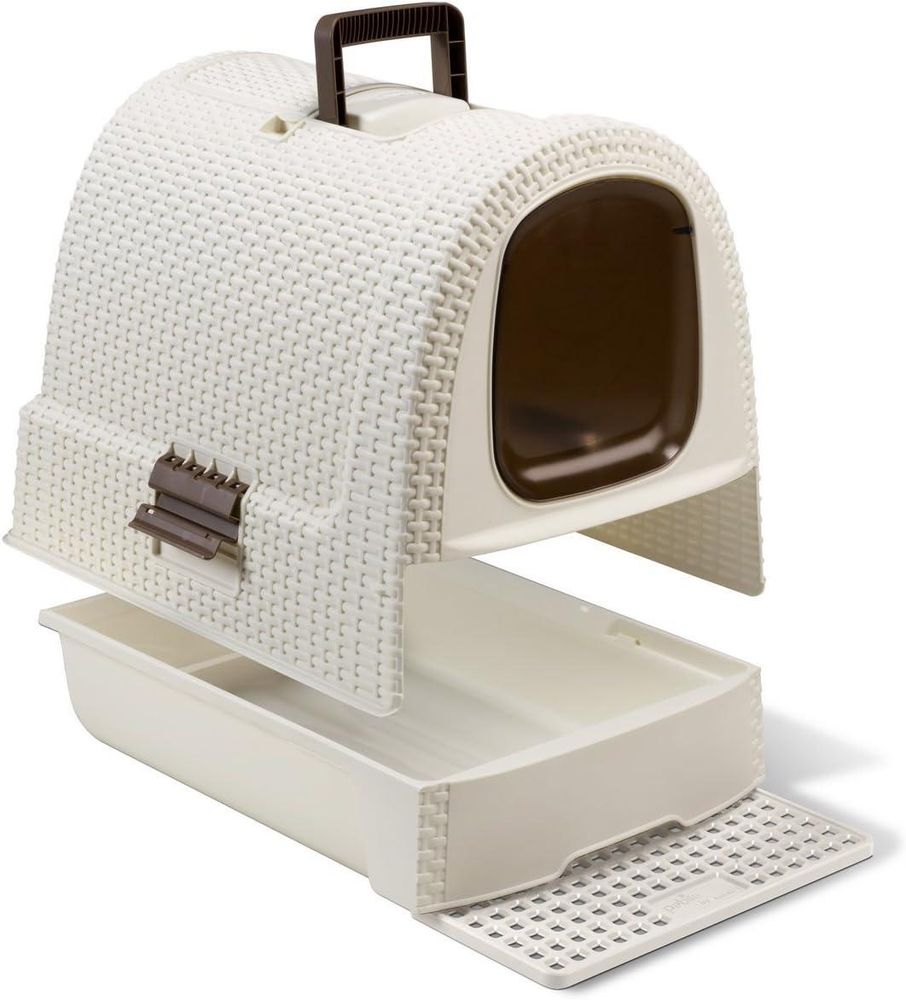 Curver Katzentoilette 51x38,5x39,5 cm Weiß 400462