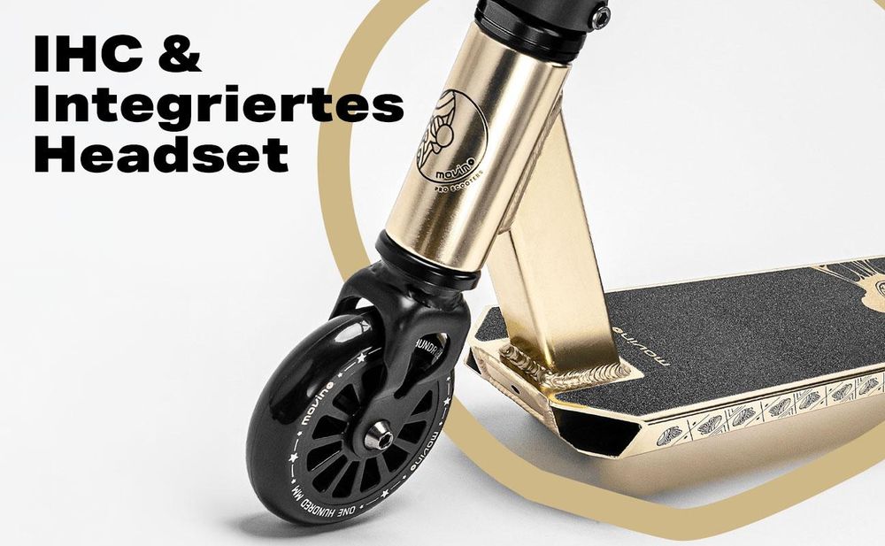 Movino Stunt Kinderroller Scooter Glide (Golden)