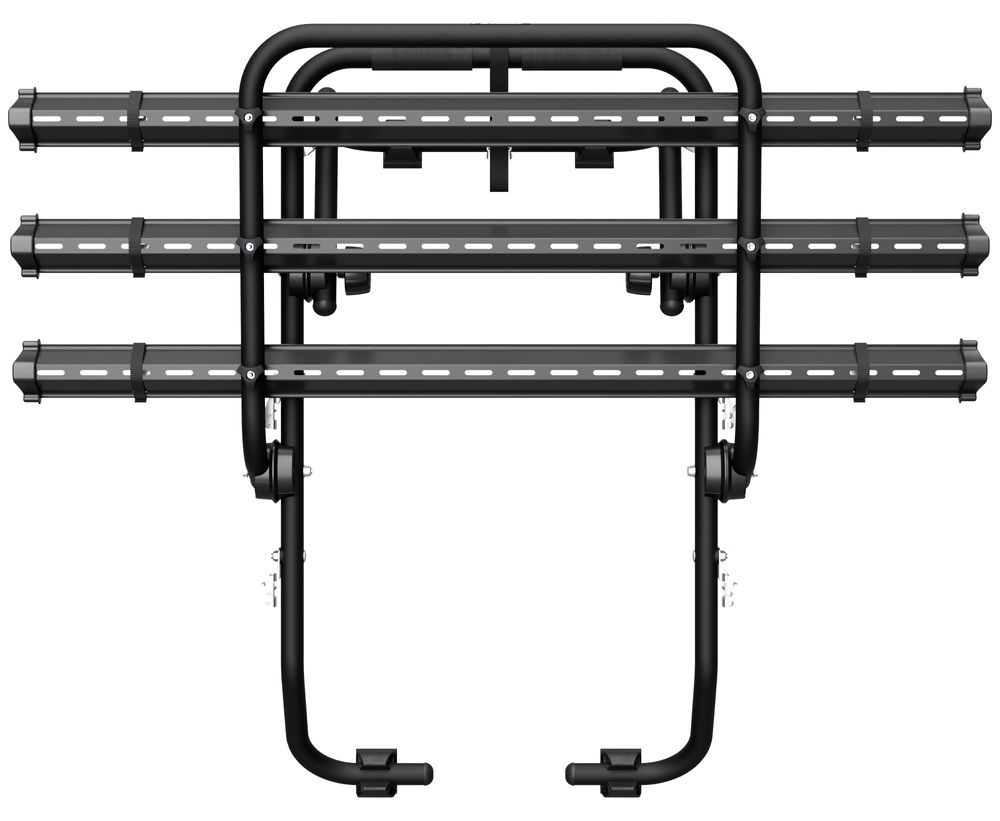Padova 3 Stahl - Heckklappen-Fahrradträger Für 3 Fahrräder (Schwarz)