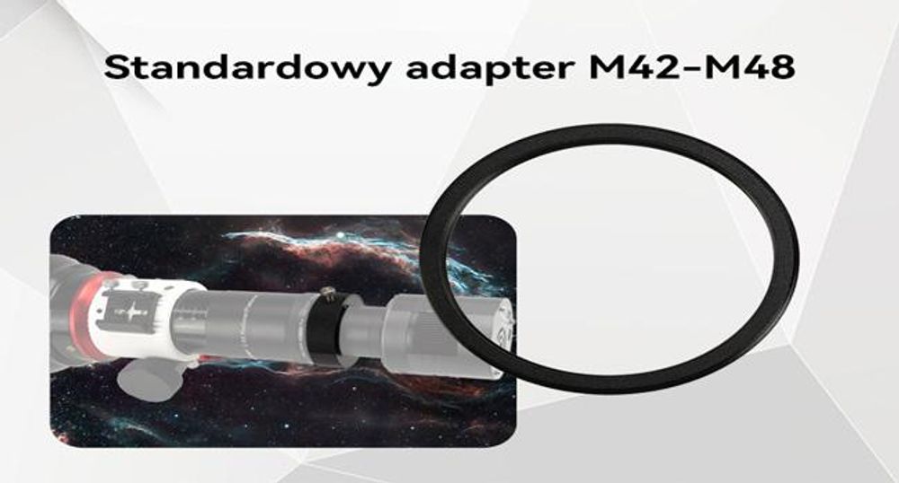 Teleskopowe koło filtrujące Svbony SV226 M42-M48, teleskopowa szuflada na filtry Zawiera dwa uchwyty na filtry 2" Kompatybilne z filtrami 1,25" i 2"
