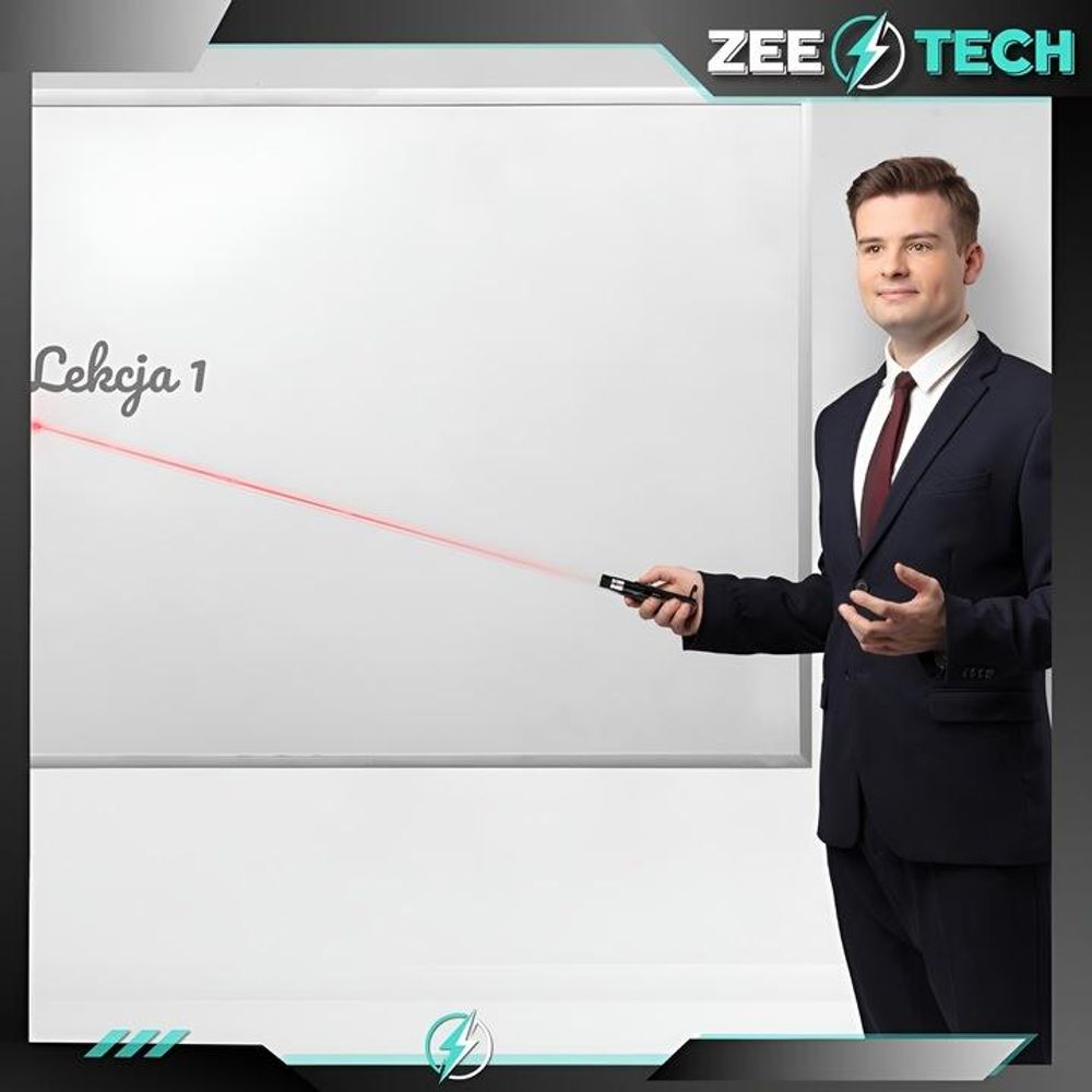 Laserzeiger Rot Usb Starker Pointer Grosse Reichweite Akku