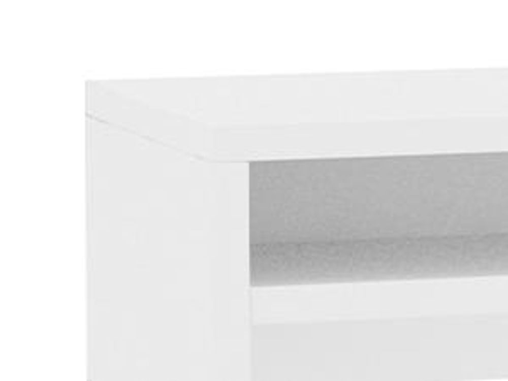 vidaXL Supporto per monitor Bianco 100x24x13 cm Materiale a base di legno