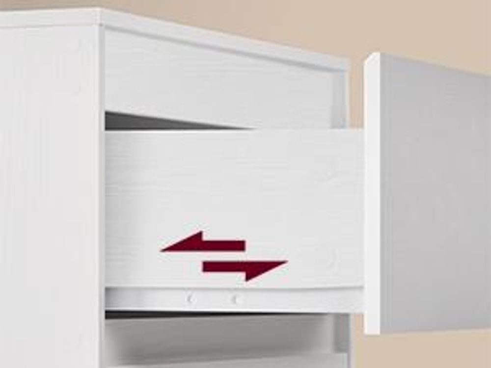 VASAGLE Kommode mit 3 Schubladen, Komodenschrank, Schubladenschrank, Wäschekommode, für Schlafzimmer, 40 x 60 x 75 cm
