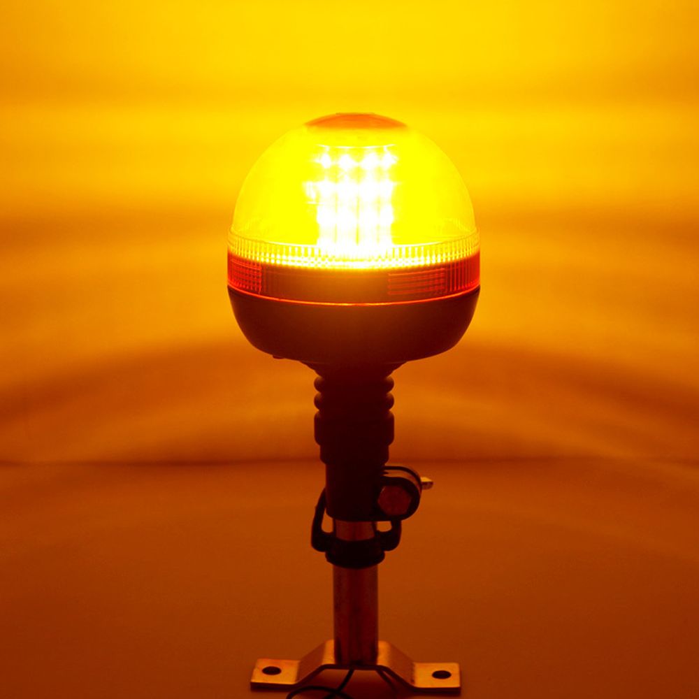 Warnlicht Stroboskoplicht Blinklichter Front Amber Notlicht-Leuchtfeuer für LKWs Traktoren Gabelstapler 12/24V LED helles Licht Retoo
