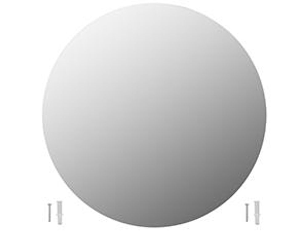 vidaXL Specchio da parete 70 cm vetro rotondo