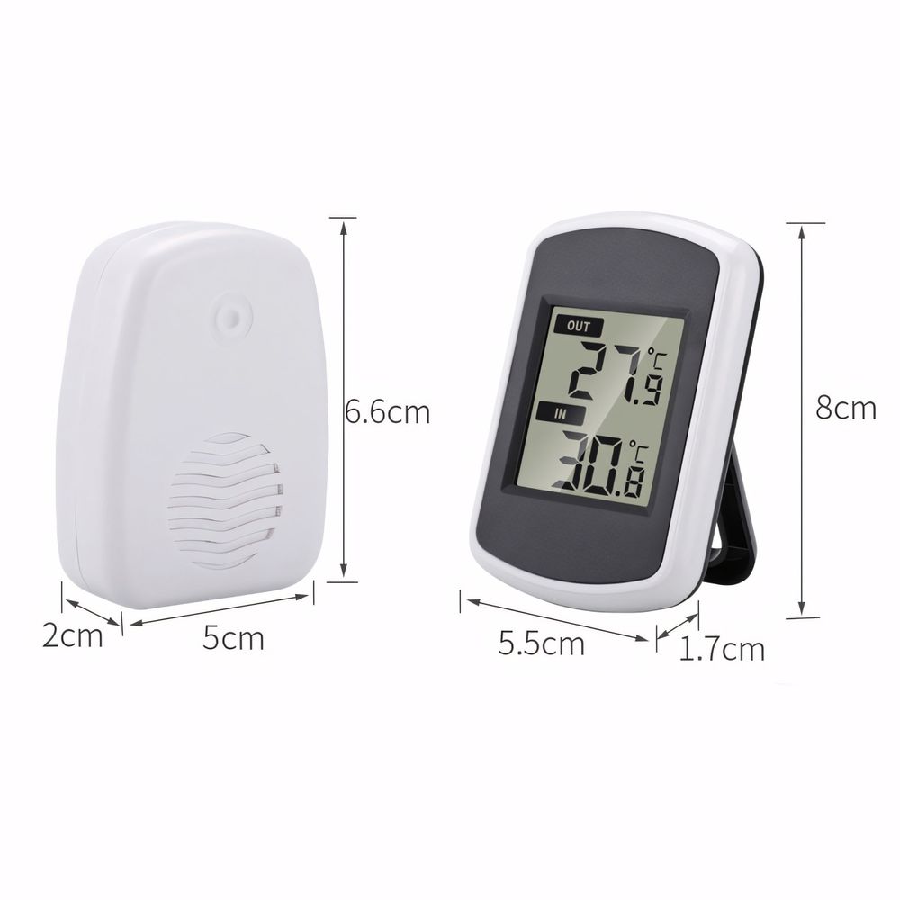 Digitales Thermometer, Innenthermometer, Raumthermometer, Temperaturmonitor Hause, für Wohnzimmer, Garage oder Gewächshaus Reptilienthermometer Retoo