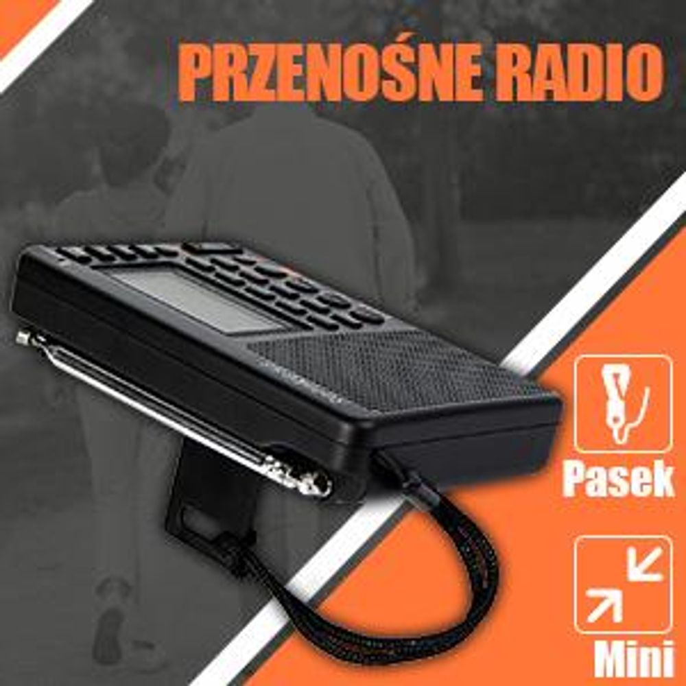 Przenośne radio Retekess V115, radio AM FM SW z akumulatorem 1000 mAh, karta TF 32 GB, prezent świąteczny dla rodziny