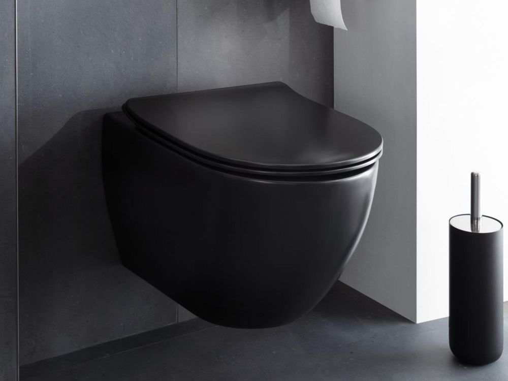 SCHÖNER WOHNEN-Kollektion WC-Sitz ANTUS SLIMLINE, Weiß, Toilettendeckel mit Absenkautomatik, Klodeckel kratzfest und keimarm, Klobrille inkl. Befestigungsmaterial