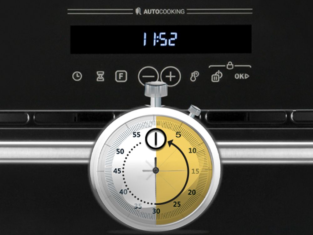 Abschalt-Timer des Einbau-Backofens EB8016ED