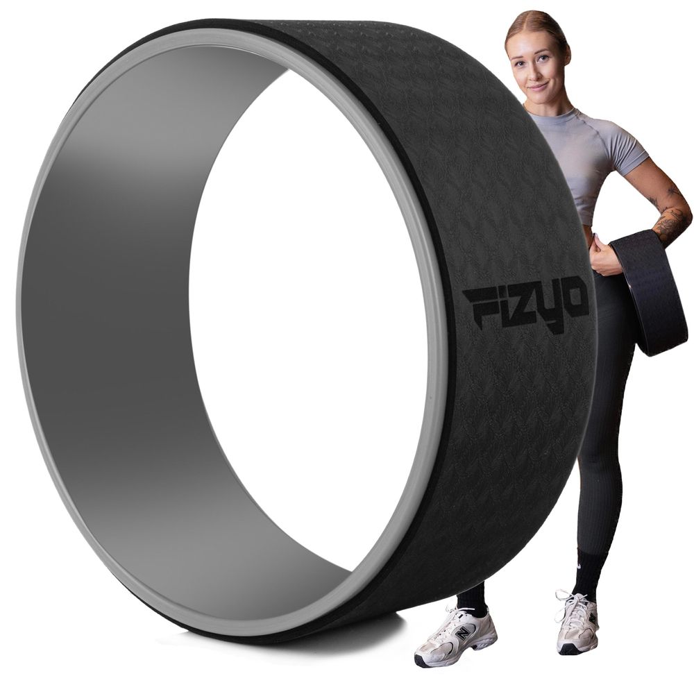 Produktbild auf weißem Hintergrund: Schwarzer Ring (33 cm) der Marke FIZYO