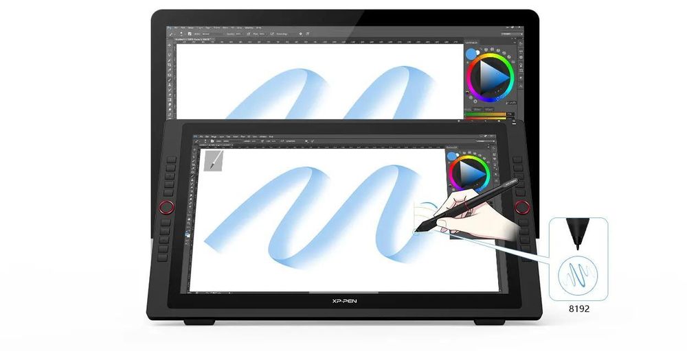 XPPen Artist 24 Pro Grafikmonitor 23,8-Zoll-Display Grafiktablett mit Display