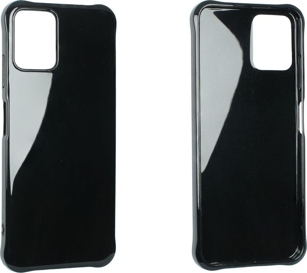 caseroxx Schutz-Hülle TPU-Hülle kompatibel mit Telekom T-Phone Pro, Gummi Handy Tasche schwarz
