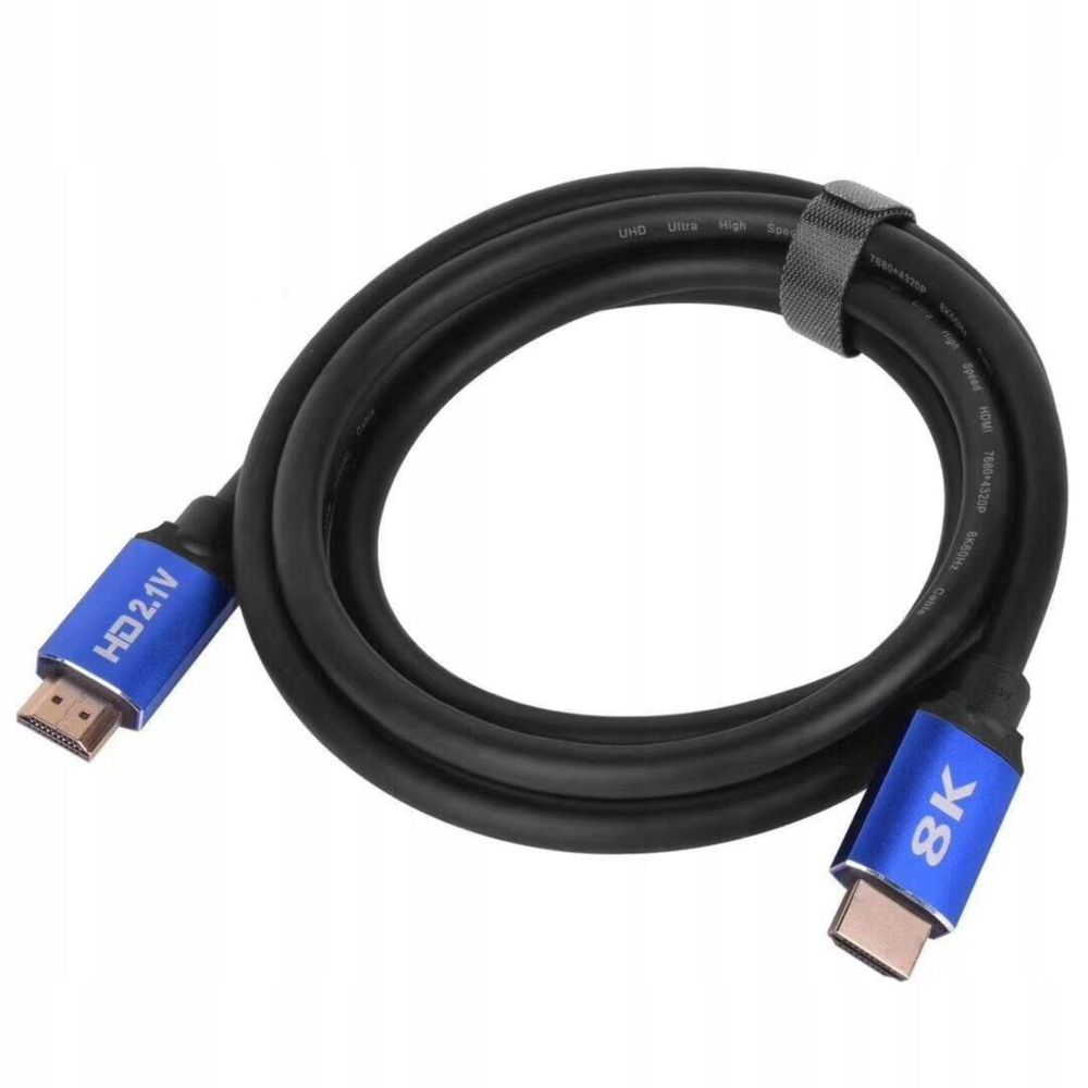 Kabel HDMI 2.1 - Kabel - 8K 4K - 144 Hz 60 Hz - HDR - 2 m - do konsol, telewizorów i komputerów PC