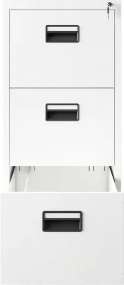 Aktenschrank Büroschrank Stahlschrank weiß  102x46x62