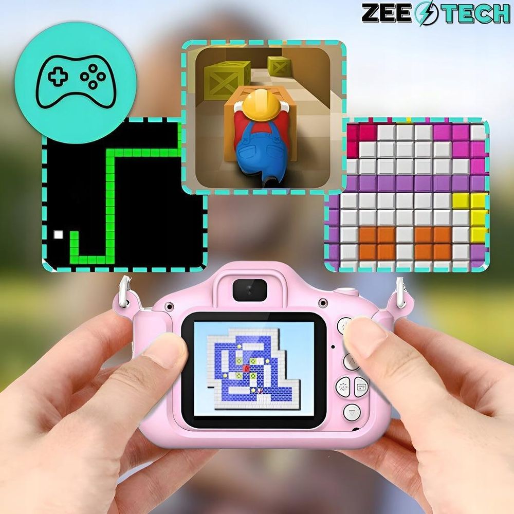 Digitale Kinderkamera 40Mp Spielkamera Mit Spielen + 32Gb Karte