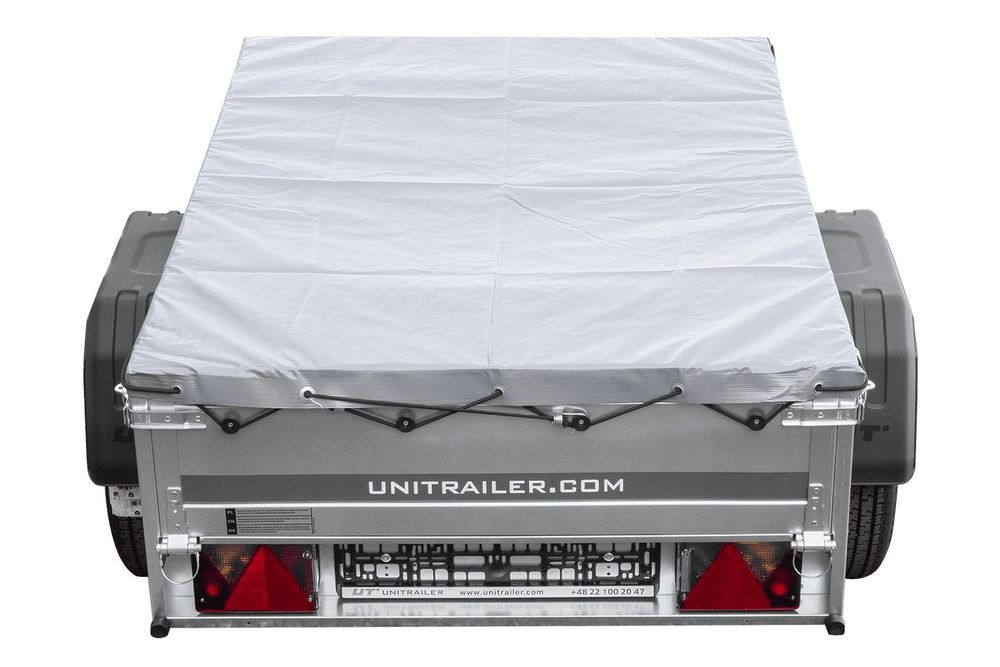 Kleinanhänger für Pkw Garden Trailer 150 KIPP 150x106 cm 750 kg [mit Flachplane, Planenträgern, Stützrad]