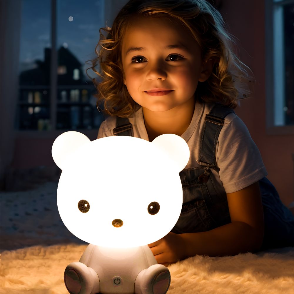 Dimmbares LED Nachtlicht, USB-Aufladbar Schlaflicht, Schrankleuchte, Nachtlampe für Treppen, Schlafzimmer und Kinderzimmer, Warmweiß Weiß Retoo