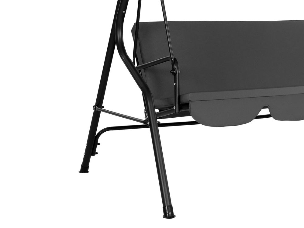 Avestar Hollywoodschaukel 3 Sitzer, Gartenschaukel, mit verstellbarem Dach, abnehmbarem Kissen