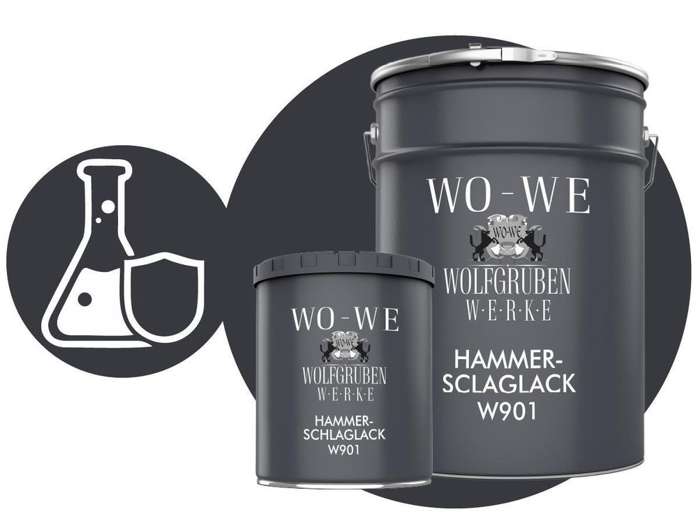 WO-WE Hammerschlag Effektlack W901 Chemikalienbestänig
