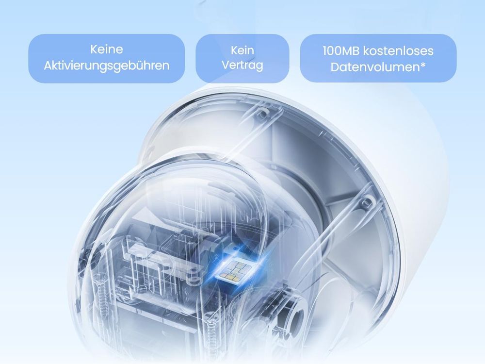 Reolink Go PT S Lite, 2K 4MP 4G LTE Akku Überwachungskamera , Schwenken & Neigen, Auto-Tracking, Farbnachtsicht, Kein-WiFi, AI Detection