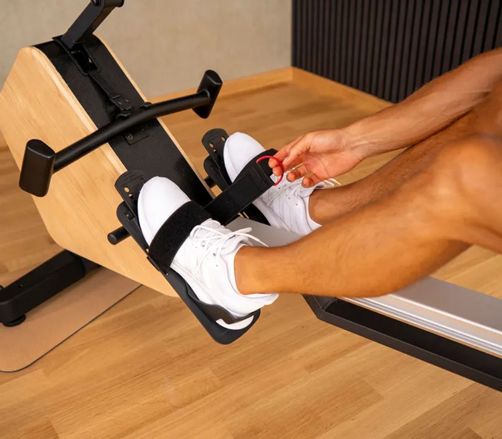 Die ergonomisch gestalteten Trittplatten bieten eine rutschfeste Oberfläche